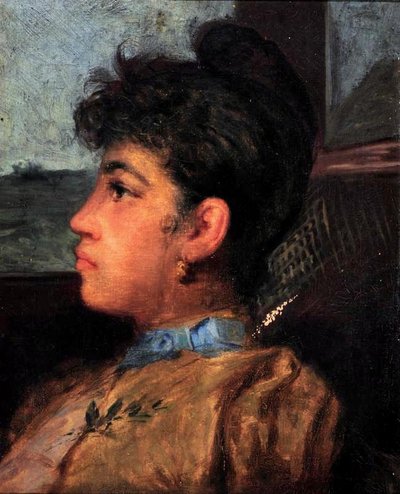 Profile of a Woman by Antonio Rafael Pinto Bandeira